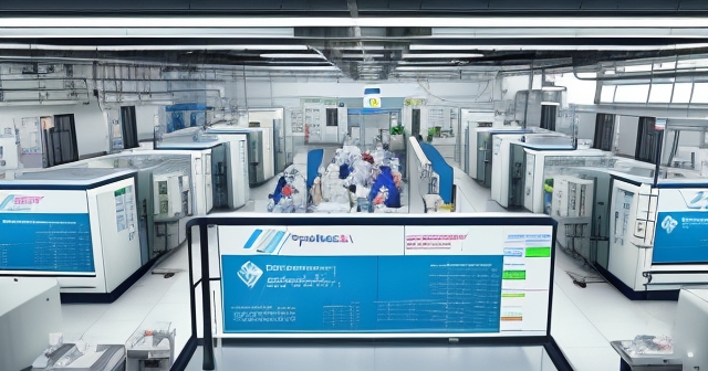 พนักงานในโรงงานผลิตวัคซีนของ Pfizer