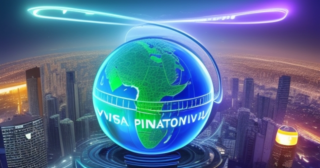 ภาพเครือข่ายการชำระเงินระดับโลกของ Visa