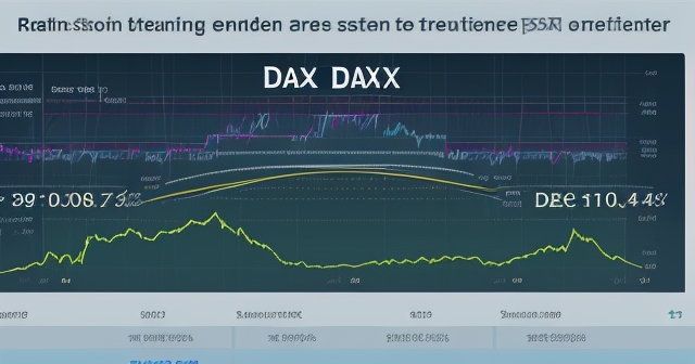 ดัชนี DAX ที่แสดงข้อมูลการลงทุน
