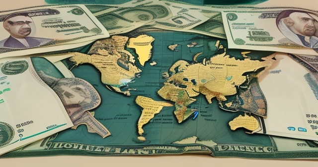 Illustrative cash notes from the top 10 highest currencies