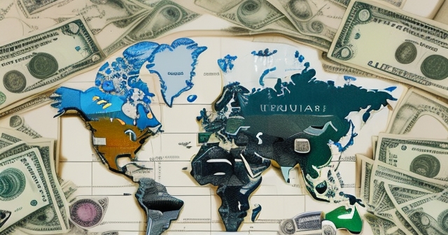 Artistic depiction of a forex trading room