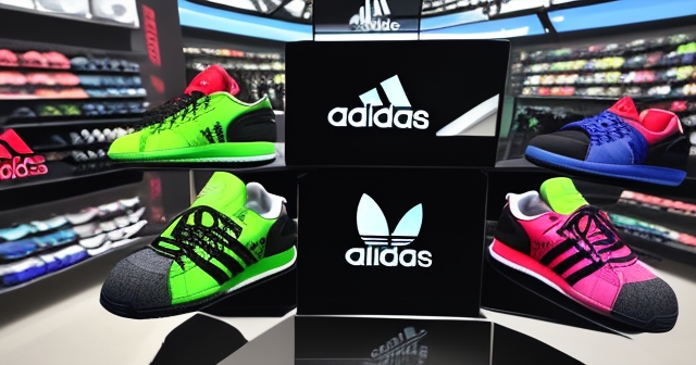 โลโก้ Adidas บนรายงานการเงิน