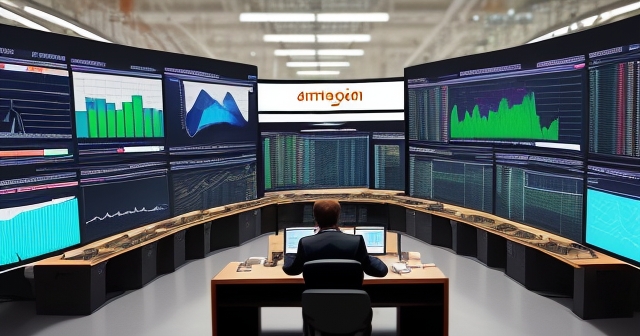ภาพรวมหุ้น Amazon เปรียบเทียบกับดัชนีตลาดเมื่อปีที่ผ่านมา