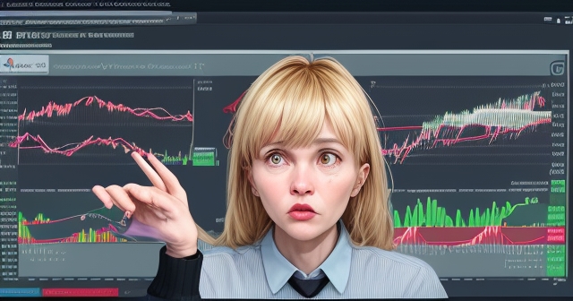 กราฟแสดงความผันผวนของตลาด Forex
