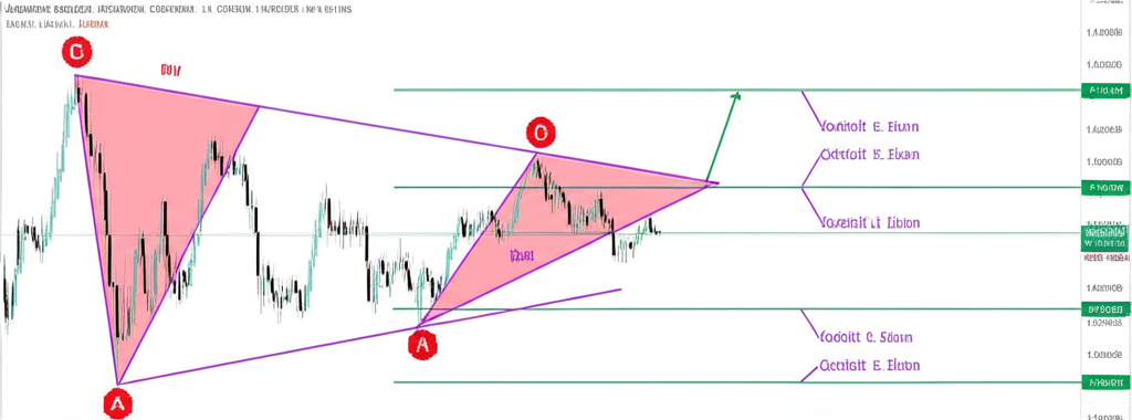 illustration of harmonic patterns on a trading chart