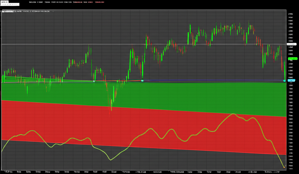 illustration of MACD chart analysis