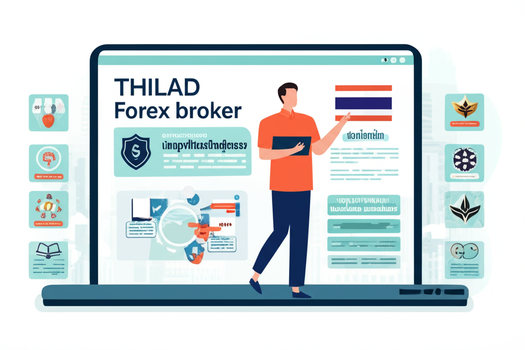 Thai trader selecting a trusted Forex broker with regulatory protection