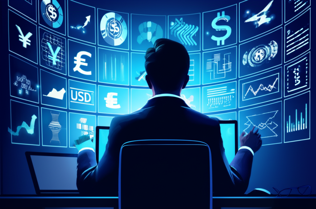 skilled trader managing large capital in forex market
