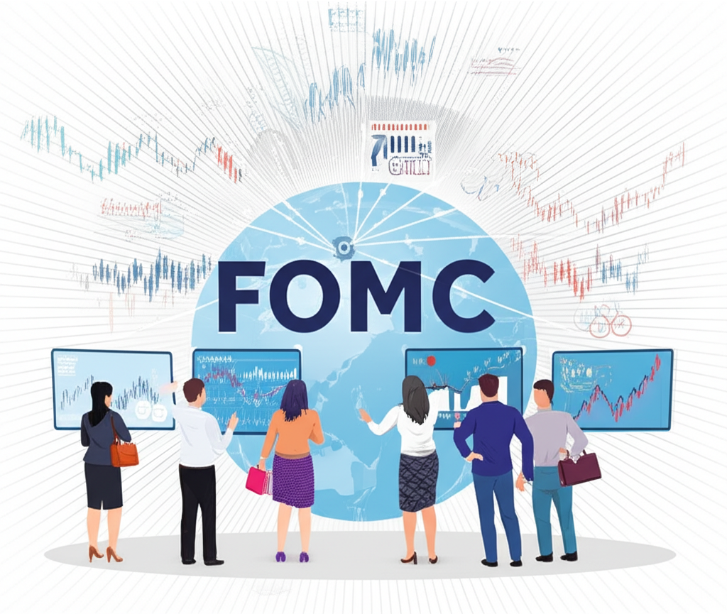ภาพประกอบสัญลักษณ์ FOMC ที่มีอิทธิพลต่อตลาดโลกและนักลงทุนไทยที่จับตาข้อมูลเศรษฐกิจ