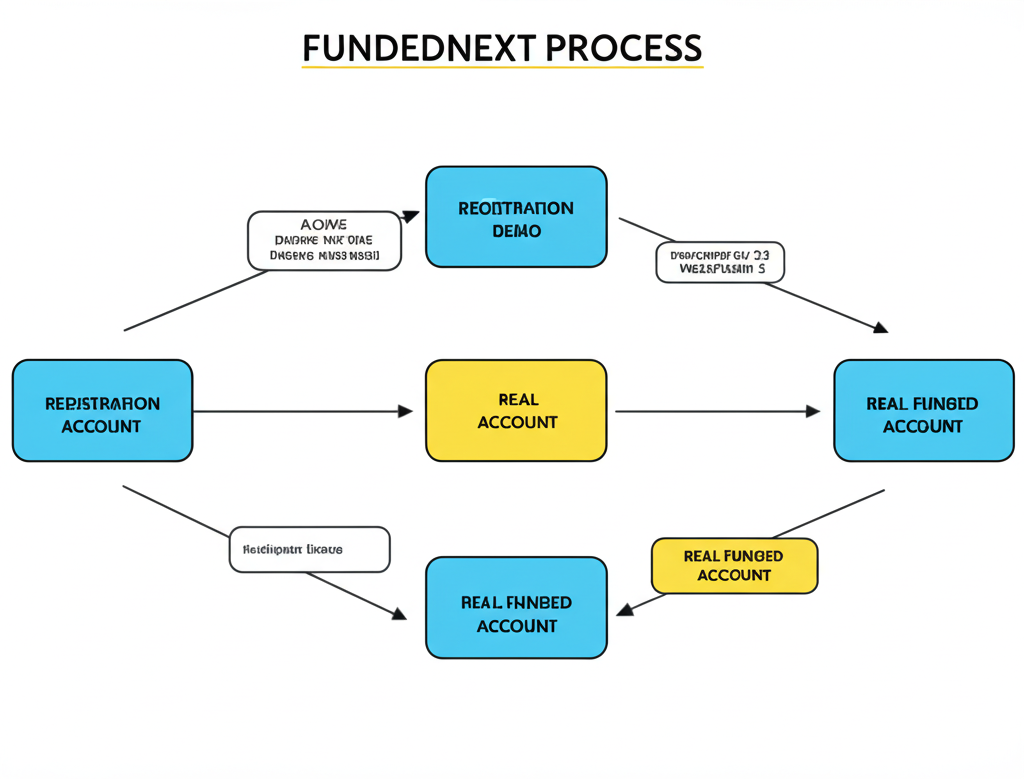 FundedNext challenge plans flowchart with rules