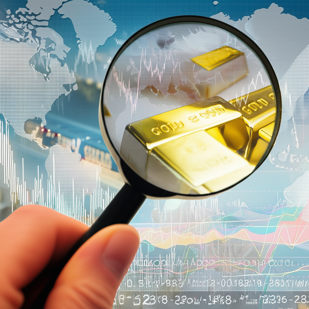 ภาพประกอบการศึกษากราฟทองคำ XAUUSD และข่าวเศรษฐกิจโลก