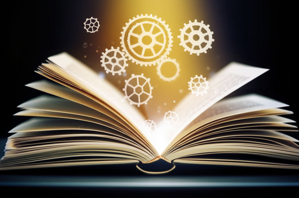 Open book illuminating ESG knowledge for Thai businesses